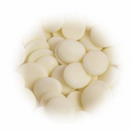 Czekolada biała w dyskach polewa